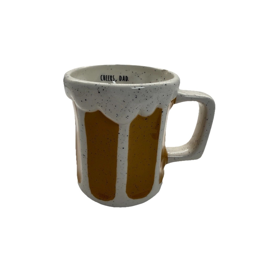 Tag Cheers Dad You Can Put Coffee In It 16 oz‎ Coffee Mug Looks Like Beer Mug